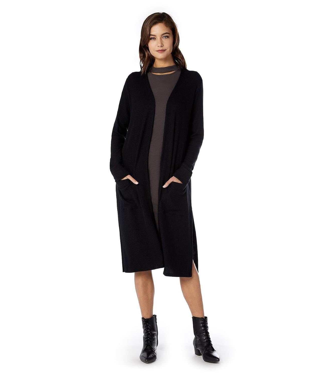 Michael Stars Womens Ribbed Pocket 