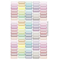 Habit Trackers - one full sheet on matte removeable - sized to fit most planners