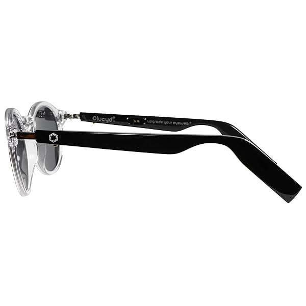 LUCYD LYTE BLUETOOTH AUDIO SUNGLASSES FOR MEN & WOMEN – SMART GLASSES WITH HEADPHONES, SPEAKER AND WIRELESS MIC – COMPATIBLE WITH ALEXA AND SIRI – MOONBEAM
