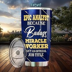 MONIZILUCKY Epic Analyst Tumbler Stainless Steel