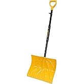 True Temper 18" Poly Folding Snow Shovel, Convenient Storage, Collapsible, Compact for Cars or Camping
