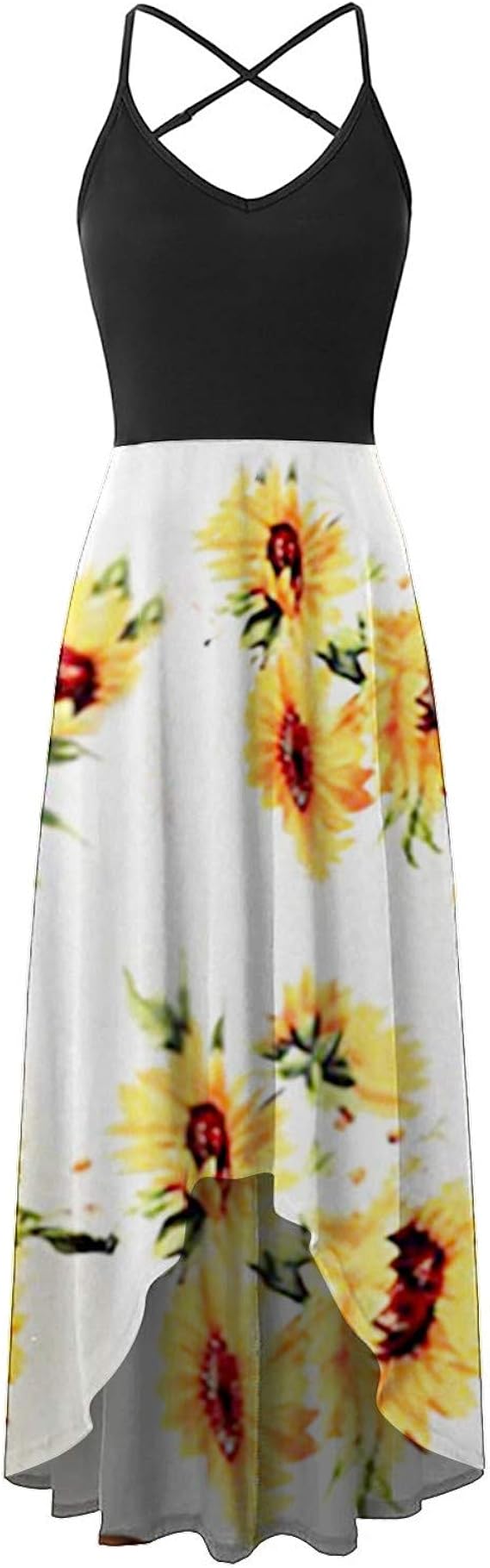 Sommer Kleider Vorne Kurz Hinten Lang Ansenesna Kleid Vorne Kurz Hinten Lang Damen Blumen Sommer Elegant