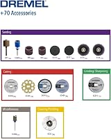 Dremel 725 EZ SpeedClic Accessory Set 70 Rotary Tool Bits view 2