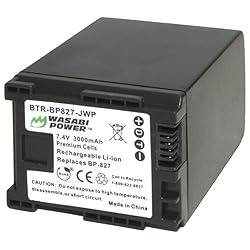 Wasabi Power Battery for Canon BP-827 (3000mAh) and