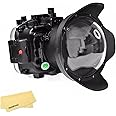 Seafrogs Underwater Housing for Sony A7S III + WA005F 6" Dome Port Kit, 40M/130FT Waterproof Case for Sony A7SIII A7S3 Alpha 7S III+FE16-35mm F2.8, FE 28-70mm F3.5-5.6, 24-70mm F/4