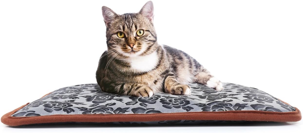ComfiPet Premium Pet Heating Pad - Durable Waterproof Oxford Fabric Electric Warming Mat - Chew-Resistant Cord - Safe & Suitable for All Pets - AntiOverheat Temperature Control Thermostat Function