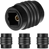DKARDU Fiber Optic Cable Extender Coupler Optical Toslink Digital Audio Female to Female Adapter Connector Extension Jack for