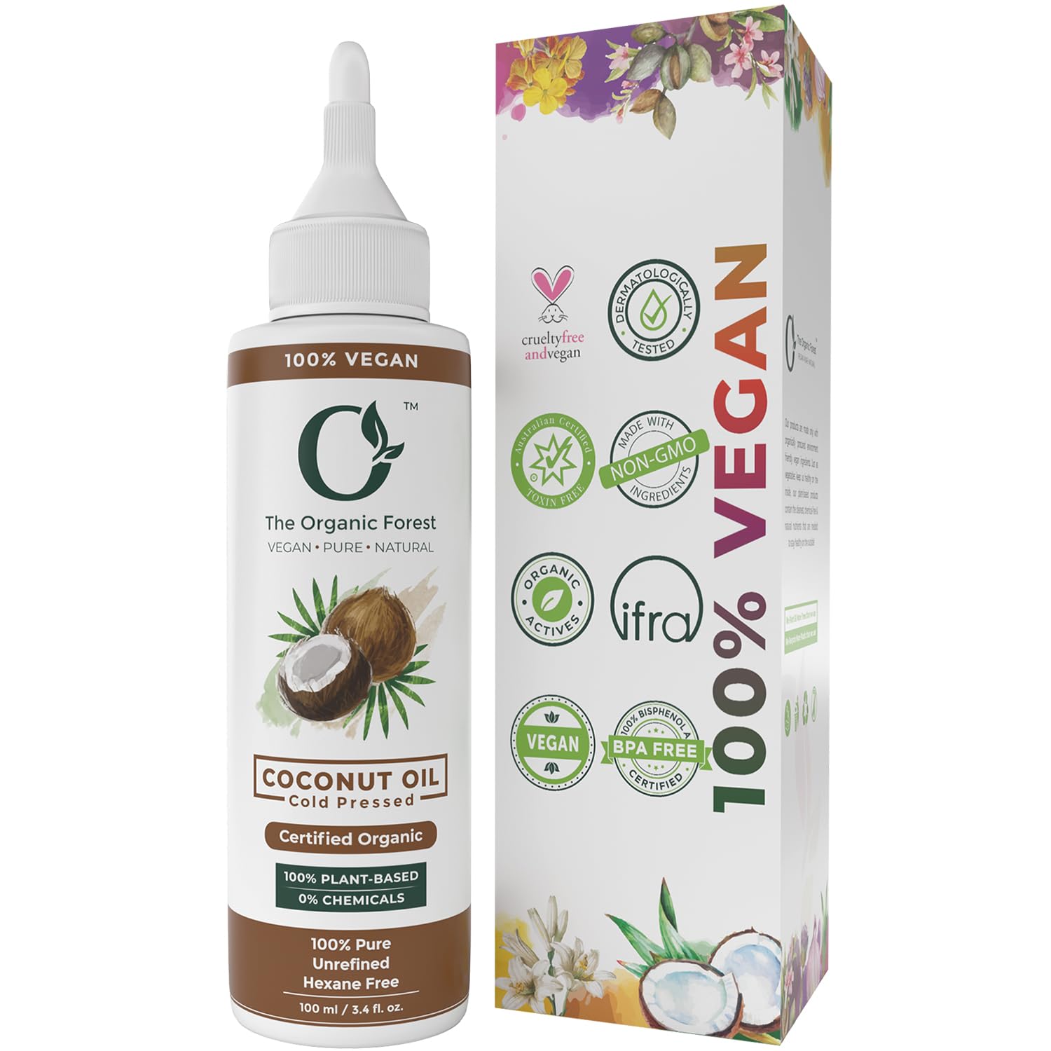 The Organic Forest Hair Oil (Coconut Oil) — image 1