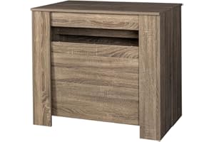 CWKISS Extendable Dining Table for 2-14 Person, Wooden Dining Room Table, Mid Century Modern Space-Saving Dining Table, Transformer Table Rectangular Long Dinner Table for Kitchen, Living Room (Oak)