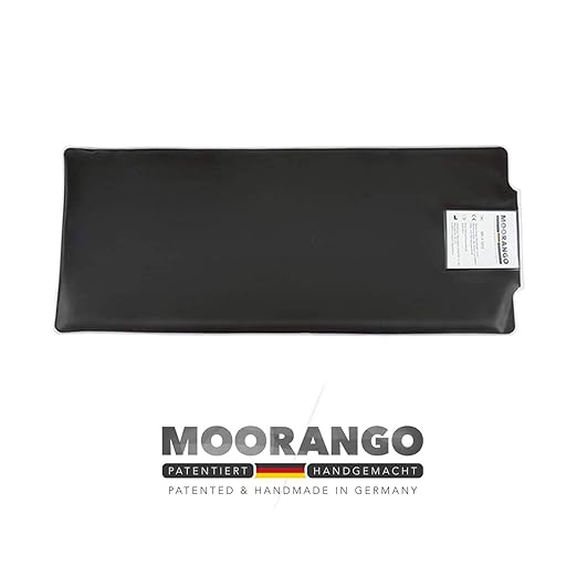 Moorkissen für Mikrowelle und Wasserbad | 55x23 cm | Fango Moorpackung für Nacken, Rücken und Schulter | MOORANGO