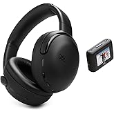 JBL Tour One M3 Smart Tx - Wireless Over-Ear Noise Cancelling Headphones with Smart Transmitter, Hi-Res Audio (3.5mm or USB-C), Spatial 360 Sound with Head Tracking & 70Hrs of Playback (Black)