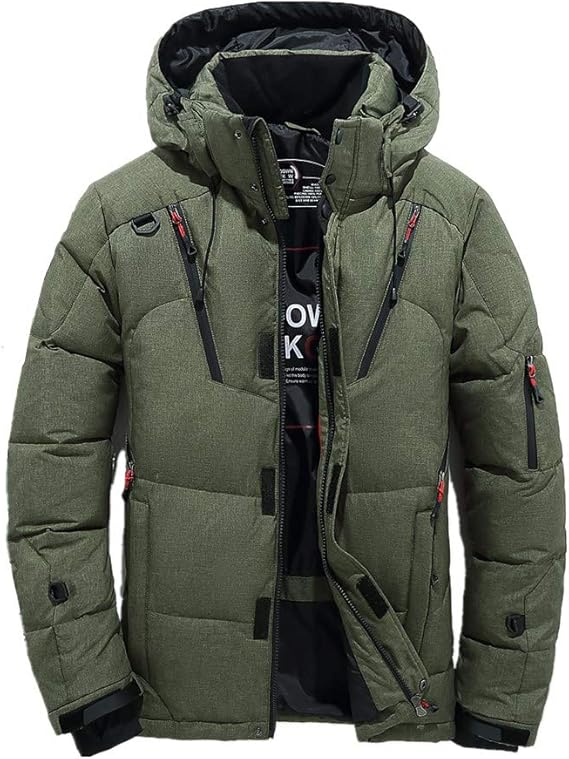 Amazon 中綿ジャケット メンズ ジャケット 緑色 冬アウター ショット丈 ダスターコート 保温防寒服 ビジネス 男性 コート ジャケット 通販