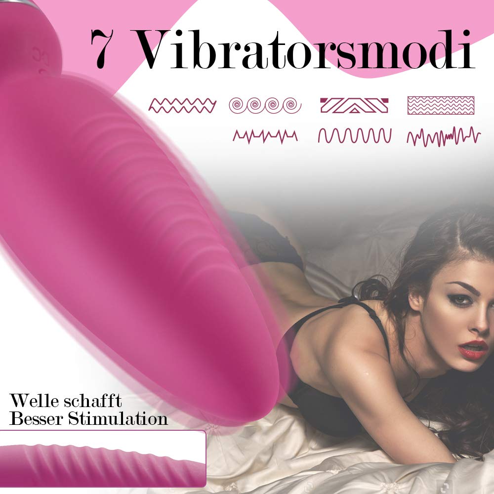 Fondlove Klitoris Sauger G-Punkt Vibratoren für Sie Nippel Stimulator Oral Sex Sexspielzeug für Frauen und Paare Brust Massagegerät mit Multifunktion 7 Saugmodi 7 Vibrationsmodi