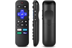 Replacement Remote Control for All Roku TV, for Roku TCL TV/forHisense Onn Sharp Element Philips Insignia JVC HitachTV RCA Sm