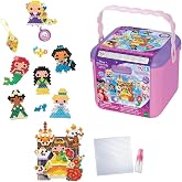 Aquabeads - Disney Princess Creation Cube - Portable Water Bead Craft Kit | All-in-one royal crafting that packs up neatly - beads and templates travel anywhere, a perfect road trip activity, Ages 4+