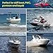 Wasyoh Bungee Dock Line, Mooring Ropes 2 Pack of 4-5.5 ft - Perfect for Boat, PWC, Jet ski, Pontoon, Kayak, Canoe, Power Boat