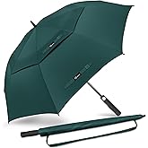 NINEMAX Golf Umbrella 51/54/62/68 Inch Automatic Open, Large Double Canopy Vented Oversize Stick Umbrellas Extra Large Windproof Waterproof for Rain