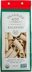 Frankies 457 Artisanal Rigatoni Pasta - Authentic Premium Italian Handcrafted Pasta - Imported from Italy - NON GMO Verified 