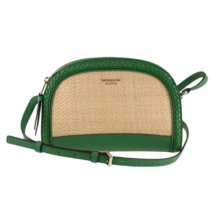 Buy Kate Spade New York Reiley Straw Crossbody Bag, Small Green at