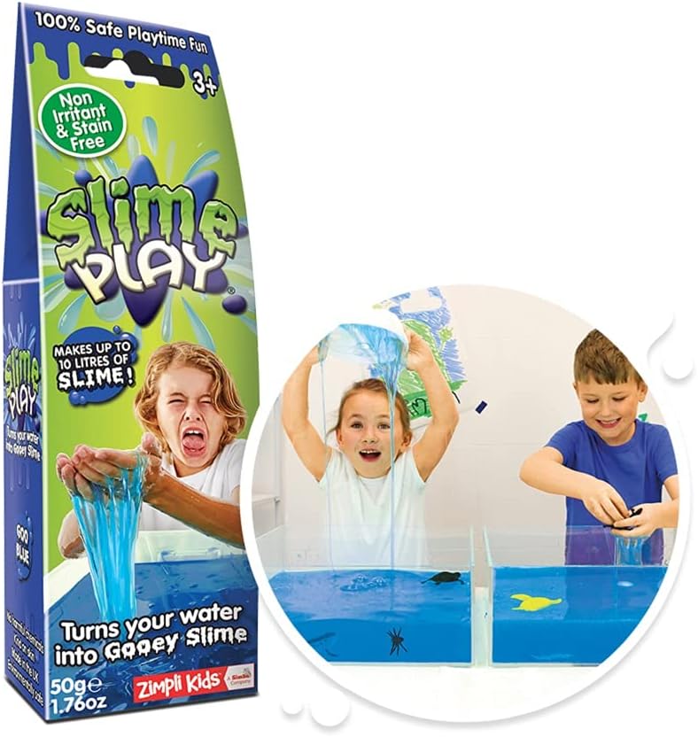 ZIMPLI Slime Play Blue DIY Slime Kit Multi Use Biodegradable Skin Safe