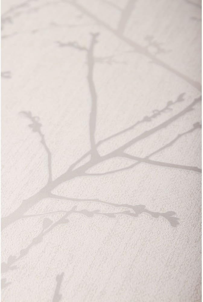 Superfresco Easy Innocence Branch White Wallpaper, 52 x 1000 cm - Image 4