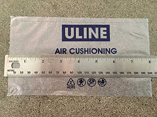 Uline Industrial Air Pillows (330 Count) Pre-Filled by Blubonic Industries, 8 x 4 in (7 x 4 inflated), 42 gal, 6.5 cu ft, Shipping Packing Package Cushioning Airbags