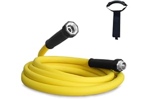 OEBLD 5/8”Inner RV Water Hose 10FT Drinking Fresh Potable Water Safe Hose for Camper/Garden/Boat/Farm/Home, No Kinking, Flexible, Wear-resistant, 150PSI Work Pressure, Yellow