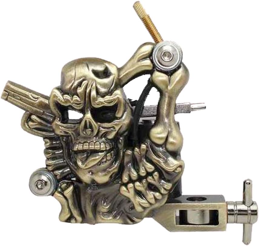Totenkopf und Pistole TattooMaschine/Tätowiermaschine (Skull & Gun