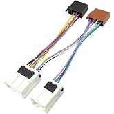 Jayubien ISO Radio Wiring Harness for Nissan Stereo Wire Adapter 1995-2008 | 10Pin 6Pin Car Stereo Wire Harness Plug Compatible with Nissan Altima Maxima Pathfinder Frontier Xterra Infiniti FX35 FX45