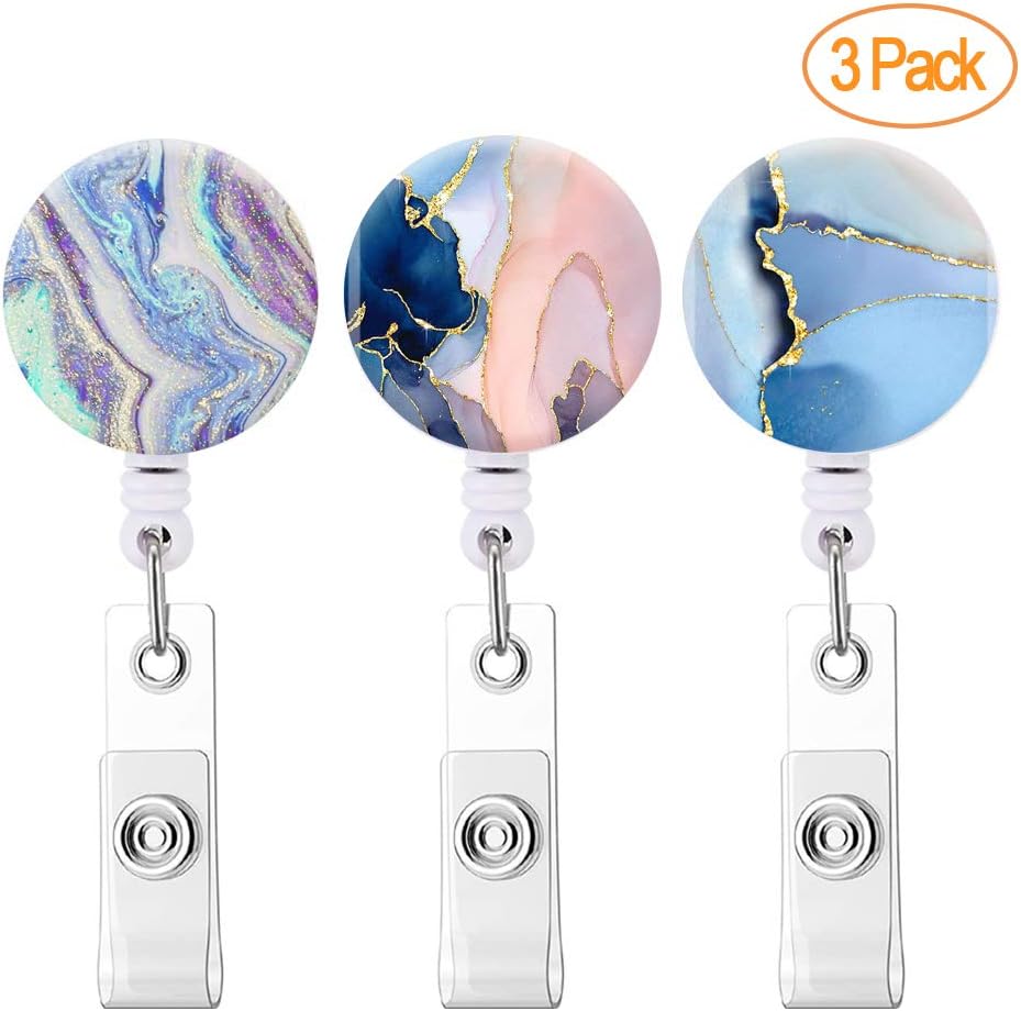 id badge retractable clip