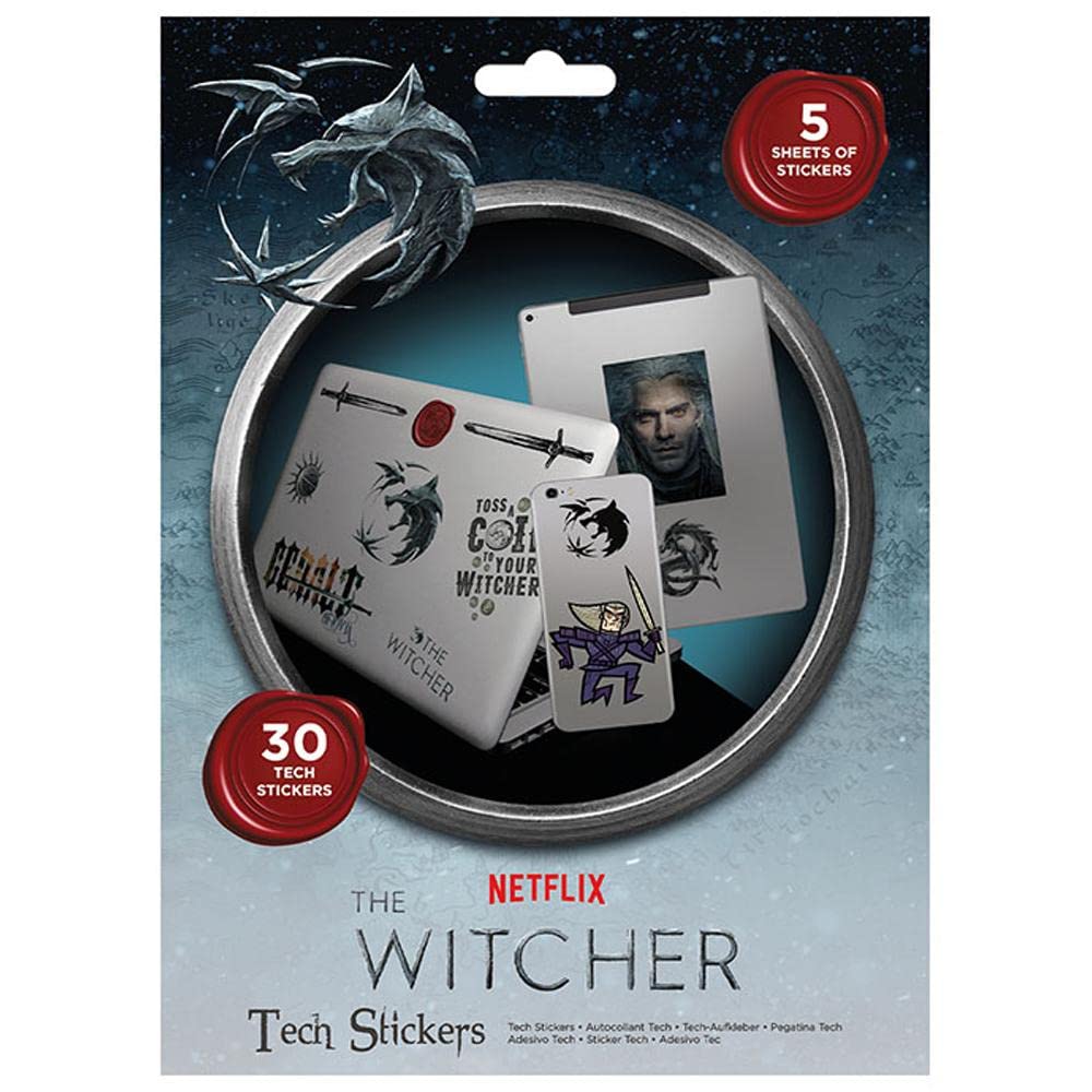 Pyramid International, The Witcher Tech Monster Hunter Sticker Set RD-RS661072 Colour