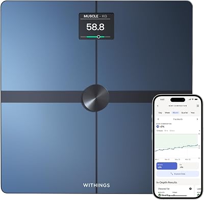 Withings Body Smart Scale - 8-Metric Body Composition, Wi-Fi/Bluetooth