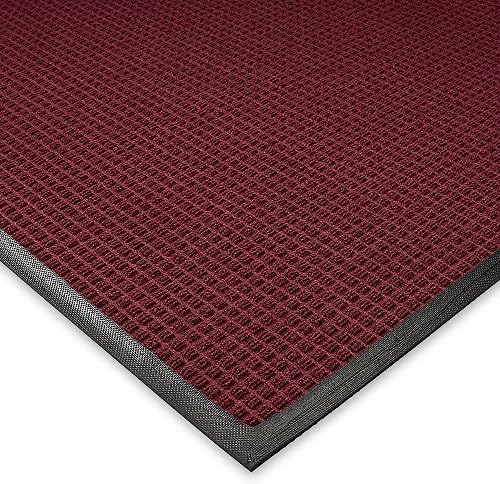 Andersen Waterhog Waffle Design Mat - 4X10' - Rubber Border - Black/Red - Black/Red - 4x10'