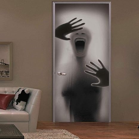 Etiqueta De La Puerta Etiqueta De La Pared De La Puerta Figura Borrosa