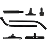 Cen-Tec Systems Backpack Vacuum Attachment Kit with EZ-Glide Tool, 14" Floor Brush, and 2-Piece S-Wand