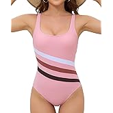 HAIVIDO Womens One Piece Swimsuits Athletic Bathing Suit Full Coverage Sport Swimwear Slimming Modest Swim Suits