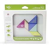 6 Piece Tegu Travel Pal Magnetic Wooden Block Set, Hummingbird