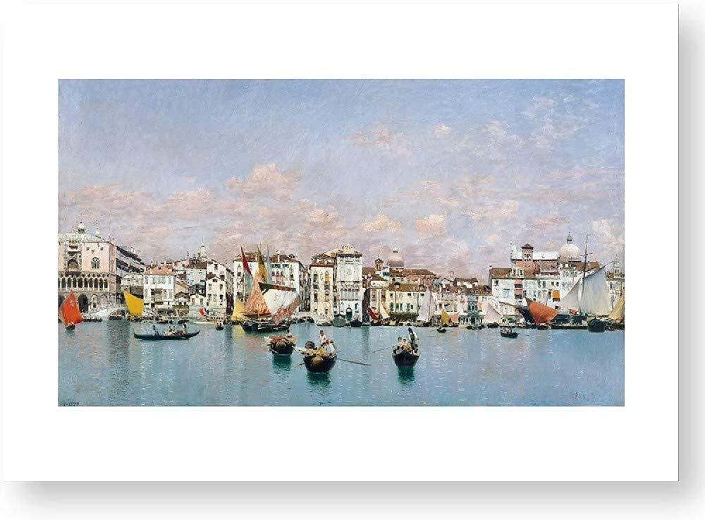 Official Reproduction of the Prado Museum "La Riva degli Schiavoni in Venice"