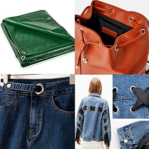 Grommet Kit,Grommets 1/2 inch Heavy Duty Metal Eyelets Kit for Fabric