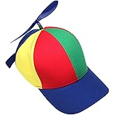 Kids Cute Propeller Hat Toddlers Adjustable UV Protection Tennis Baseball Cap Sun Visor Funny Clown Cap Helicopter Top Hat