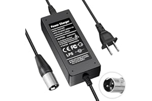 EAGLEGGO 24V 2A 3-Pin XLR Electric Scooter Battery Charger for Go-Go Elite Traveller Plus HD US, Pride Mobility Scooter, Ezip Mountain Trailz, Jazzy Power Chair, 4 Wheel Mobility