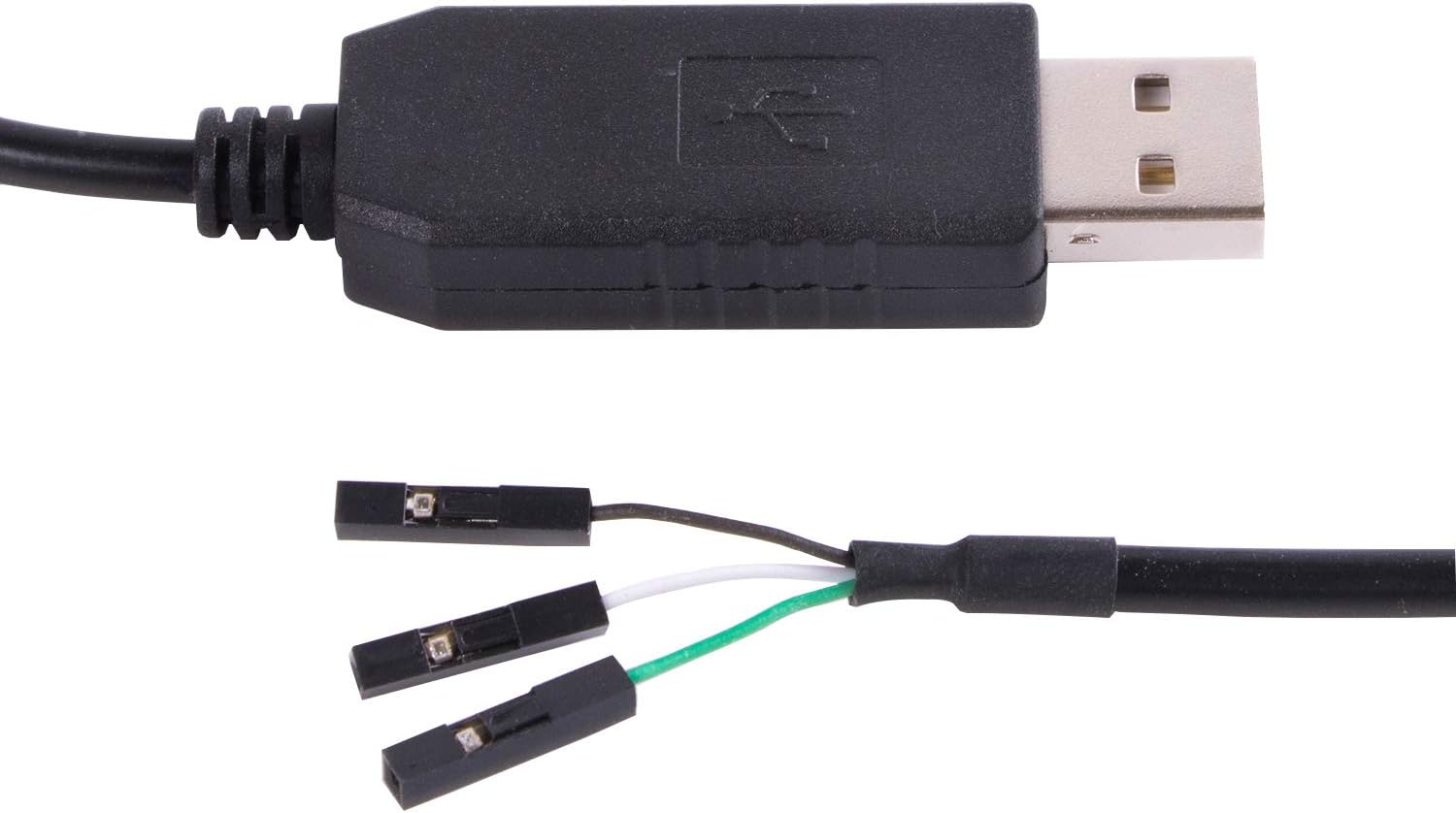 Suamdoen FTDI USB to TTL Serial 3.3V 5V Adapter Cable with 3 Pin 0.1 inch Pitch FeMale Socket Header UART IC FT232RL Chip for Windows 10 8 7 (5v ttl logic level) - Image 5