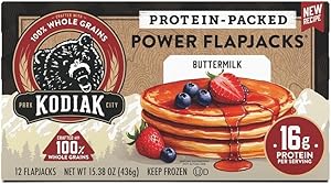 KODIAK CAKES POWER FLAPJACKS FROZEN BUTTERMILK PANCAKE 15.38 OZ - 0705599013221