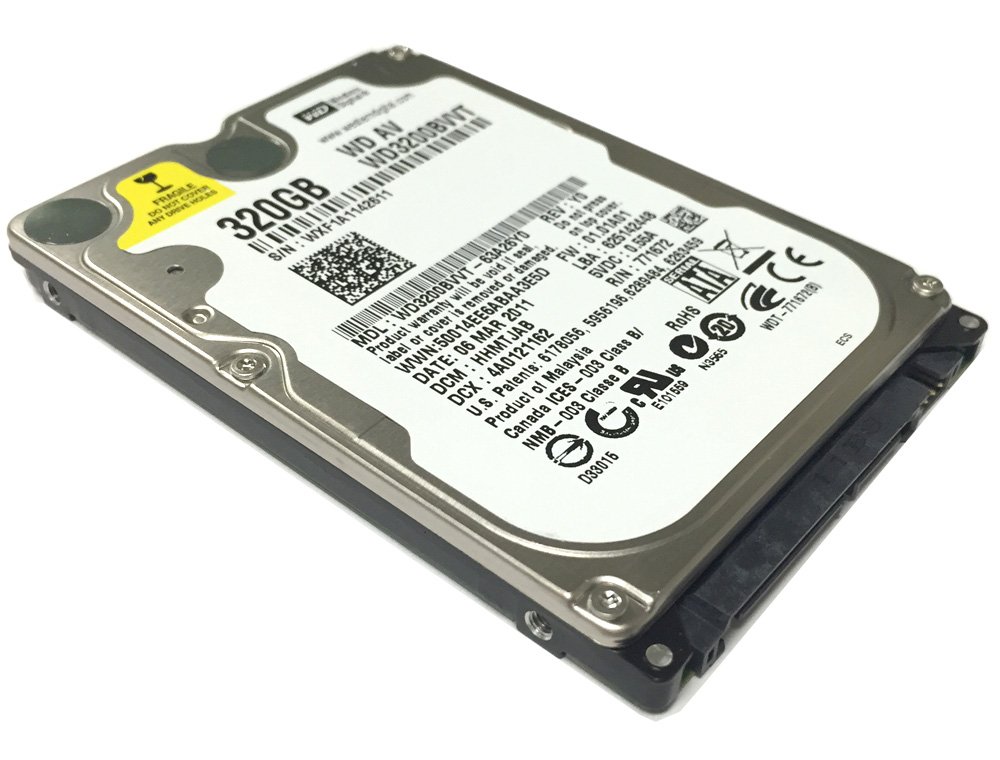 Photo 1 of Western Digital WD3200BVVT 320GB 8MB Cache 5400RPM SATA 3.0Gb/s 2.5" Notebook Hard Drive (For PS3, PS4 & Laptop) - w/ 1 Year Warranty
