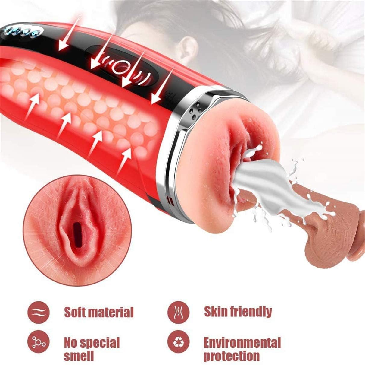 Smart A-ircraft Cup Powerful Thrusting Electric M^asturabation Cup 3D Pocket Toys for Man T-Shirt Underwear for Men Gift