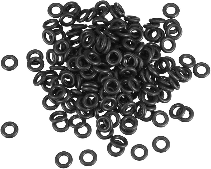 sourcing map Nitrile Rubber O-Rings 8mm OD 4mm ID 2mm Width Metric Sealing