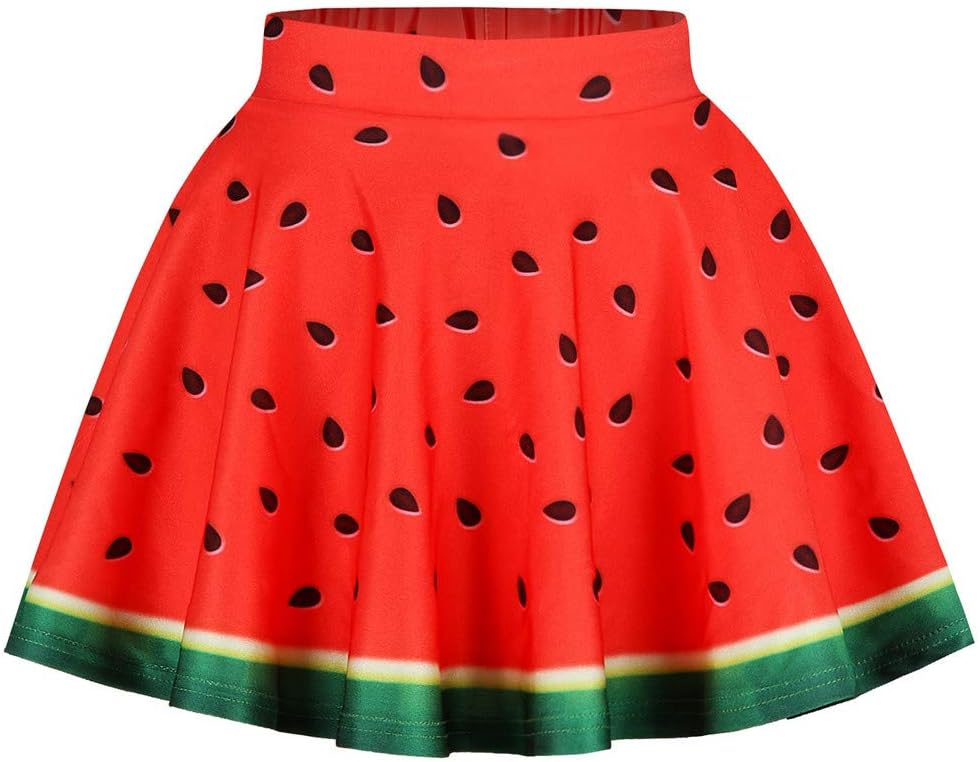 Toddler Kids Girl Galaxy 3D Digital Printing Princess Casual Pleated Tutu Skirt