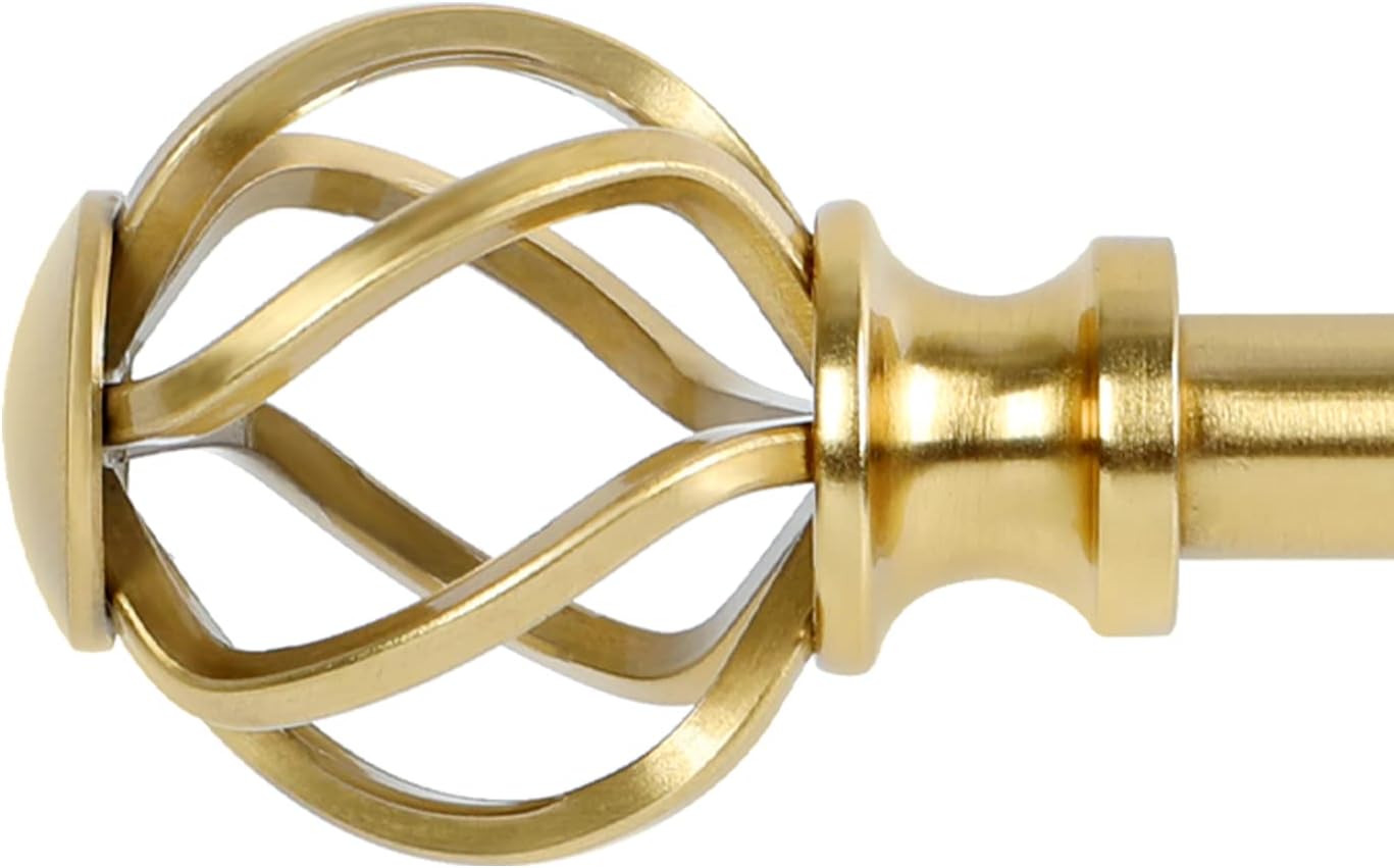 Window Treatment Hardware - Curtain Rods for Windows 48 to 84 Inch(4-7 Feet),3/4