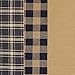 VHC Brands Dakota Star Queen Quilt 90Wx90L Country Patchwork Design, Black
