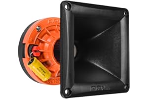 PRV AUDIO WG270Ph Horn Driver - 1" Exit Phenolic Compression Driver 150 Watts 8 Ohm 106.5 dB with Compact 60° x 60° Exponential Horn for Car Audio
